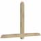 Ekena Millwork Eugene Rough Sawn Timber Gable Bracket, Douglas Fir, 72"W x 45"H x 4"D x 4"F, 15/12 Pitch GBW072X45X0404EUG00RDF - alternate 3